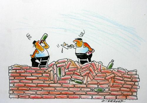 Cartoon: building (medium) by o-sekoer tagged sekoer