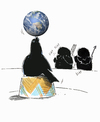 Cartoon: about earth (small) by o-sekoer tagged climate