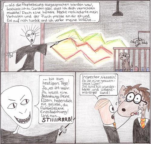 Cartoon: Inspector Snoozl-Avada Kedavra (medium) by Jakobine tagged fussball,inspector