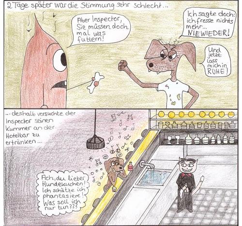 Cartoon: Inspector Snoozl - Geisterhotel (medium) by Jakobine tagged hotel,king,stephen,shining,inspector