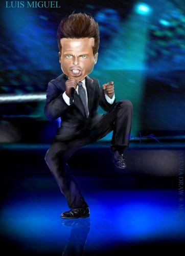 Cartoon: caricatura luis miguel (medium) by sylvia tagged caricatura,luis,miguel