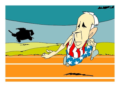 Cartoon: Succession (medium) by Amorim tagged joe,biden,trump,us,election