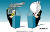 Cartoon: Brazil presidential election (small) by Amorim tagged brasil,lula,bolsonaro