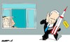 Cartoon: I am watching you (small) by Amorim tagged biden,trump,syria