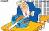 Cartoon: Slices (small) by Amorim tagged trump,tariffs,tradewar