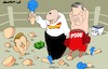 Cartoon: Spanish elections (small) by Amorim tagged spain,pedro,sanchez,alberto,nunez,feijoo