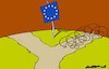 Cartoon: Ways (small) by Amorim tagged european,union,elections,far,right
