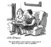 Cartoon: Magazine Gag (small) by Ian Baker tagged paranormal,psychic,dead,occult