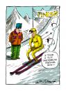 Cartoon: Paperhouse Greeting Card (small) by Ian Baker tagged skiing,ski,greeting,card,injury