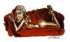 Cartoon: Shirley Eaton (small) by Ian Baker tagged jill,masterson,james,bond,007,goldfinger,caricature,girl,sexy,sixties