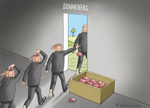 Cartoon: 1930 UND 2023 THÜRINGEN-PARALLEL (medium) by marian kamensky tagged selmann,in,sonneberg,selmann,in,sonneberg