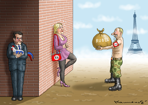 Cartoon: ABSOLUTE MEHRHEIT FÜR LE PEN (medium) by marian kamensky tagged absolute,mehrheit,für,le,pen,absolute,mehrheit,für,le,pen