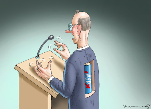 Cartoon: AFD-ROBOTER MERZ (medium) by marian kamensky tagged afd,roboter,merz,afd,roboter,merz