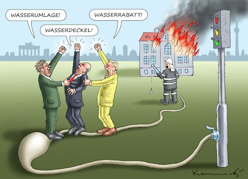 Cartoon: AMPELZOFF (medium) by marian kamensky tagged scholz,habeck,kanada,wasserstoffabkommen,gasumlage,uniper,scholz,habeck,kanada,wasserstoffabkommen,gasumlage,uniper