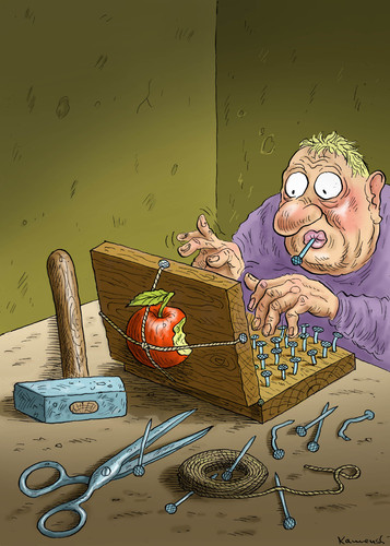 Cartoon: Apple do it your self (medium) by marian kamensky tagged steve,job,apple,garten,eden,internet,sündenfall,adam,und,eva,steve,job,apple,garten,eden,internet,sündenfall,adam,und,eva