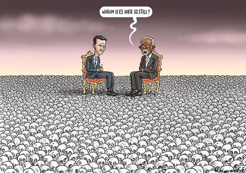 Assad Annan Treffen