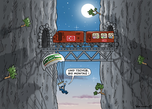 Cartoon: BAHNSTREIK (medium) by marian kamensky tagged lokführerstreik,db,streik,gdl,weselsky,achse,des,bösen,lokführerstreik,db,streik,gdl,weselsky,achse,des,bösen