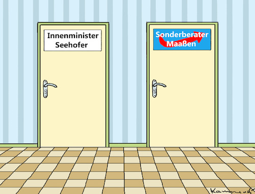 Cartoon: BESONDERER SONDERBERATER MAAßEN (medium) by marian kamensky tagged chemnitz,lynchjustiz,rchtsradikale,proteste,sachsen,maassen,daniel,hillig,sonderberater,chemnitz,lynchjustiz,rchtsradikale,proteste,sachsen,maassen,daniel,hillig,sonderberater