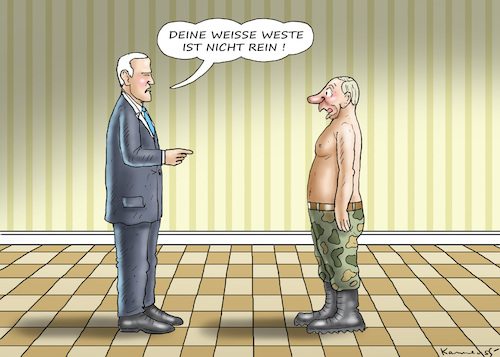 Cartoon: BIDEN ATTACKIERT PUTIN (medium) by marian kamensky tagged us,wahlen,joe,biden,trump,corona,kapitol,putsch,bob,woodward,harris,pence,astrazeneca,putin,us,wahlen,joe,biden,trump,corona,kapitol,putsch,bob,woodward,harris,pence,astrazeneca,putin