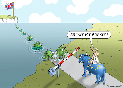 Cartoon: BREXIT IST BREXIT ! (medium) by marian kamensky tagged britische,mutante,coronavirus,pandemie,covid,19,brexit,britische,mutante,coronavirus,pandemie,covid,19