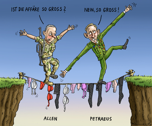 Cartoon: CIA  Affäre Petraeus Allen (medium) by marian kamensky tagged usa,der,gehimdienst,allen,petreus,affäre,cia,cia,affäre,petreus,allen,gehimdienst,der,usa