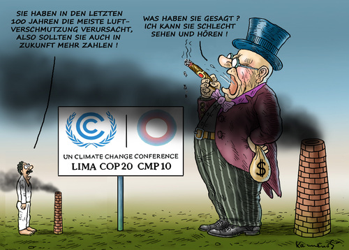 Cartoon: DAS KLIMA IN LIMA (medium) by marian kamensky tagged das,klimagipfel,in,lima,klimakonferenz,das,klimagipfel,in,lima,klimakonferenz