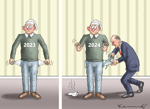 Cartoon: DER DEUTSCHE MICHEL (medium) by marian kamensky tagged der,deutsche,michel,und,die,ampel,scholz,sparkurs,der,deutsche,michel,und,die,ampel,scholz,sparkurs