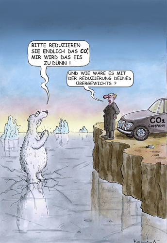 Cartoon: Eiszeit (medium) by marian kamensky tagged humor