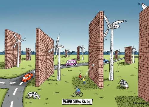 Cartoon: ENERGIEWÄNDE (medium) by marian kamensky tagged energiewende,windkraft,kohlekraftwerke,klimawandel,energiewende,windkraft,kohlekraftwerke,klimawandel
