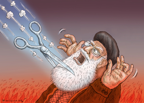 Cartoon: ENTBARTUNG (medium) by marian kamensky tagged board,of,oil,peace,iran,trump,krieg,board,of,oil,peace,iran,trump,krieg