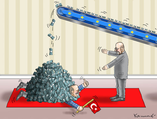 Cartoon: ERDOGAN BESUCHT CHARLES MICHEL (medium) by marian kamensky tagged afrin,kurden,erdogan,syrien,aramenien,genozid,präsidentenwahlen,türkeiwahlen,kurdistan,trump,is,putin,libyen,idlib,assad,avantgarde,afrin,kurden,erdogan,syrien,aramenien,genozid,präsidentenwahlen,türkeiwahlen,kurdistan,trump,is,putin,libyen,idlib,assad,avantgarde