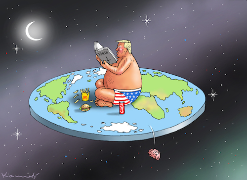 Cartoon: FLACHE AUSSICHTEN (medium) by marian kamensky tagged demokratie,in,gefahr,trump,ukraine,putin,demokratie,in,gefahr,trump,ukraine,putin