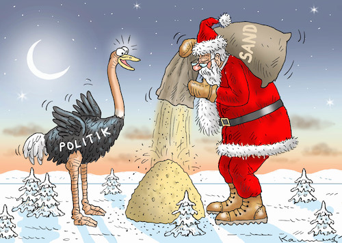 Cartoon: FROHE POLITIKWEIHNACHTEN (medium) by marian kamensky tagged groko,spd,parteitag,schulz,würselen,merkel,andrea,nahles,scholz,hessen,wahlen,akk,kühnert,bremen,rezo,weihnachten,trump,groko,spd,parteitag,schulz,würselen,merkel,andrea,nahles,scholz,hessen,wahlen,akk,kühnert,bremen,rezo,weihnachten,trump