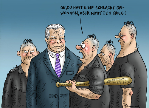 Cartoon: Gauck und die NPD Spinner (medium) by marian kamensky tagged alternative,für,deutschland,rechtspopulismus,npd,bern,lucke,joachim,gauck,karlsruhe,urteil,spinner,alternative,für,deutschland,rechtspopulismus,npd,bern,lucke,joachim,gauck,karlsruhe,urteil,spinner