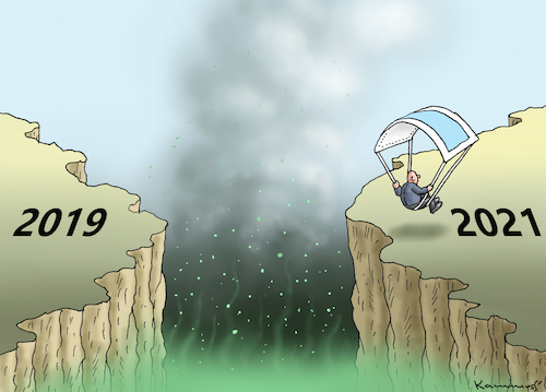 Cartoon: GOOD LANDING IN 2021 ! (medium) by marian kamensky tagged coronavirus,epidemie,gesundheit,panik,stillegung,george,floyd,twittertrump,pandemie,weihnachten,santa,klaus,coronavirus,epidemie,gesundheit,panik,stillegung,george,floyd,twittertrump,pandemie,weihnachten,santa,klaus