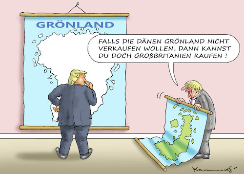 Cartoon: GRÖNLAND-DILEMMA (medium) by marian kamensky tagged brexit,theresa,may,england,eu,schottland,weicher,wahlen,boris,johnson,nigel,farage,ostern,seidenstrasse,xi,jinping,referendum,trump,monsanto,bayer,glyphosa,strafzölle,el,paso,grönland,brexit,theresa,may,england,eu,schottland,weicher,wahlen,boris,johnson,nigel,farage,ostern,seidenstrasse,xi,jinping,referendum,trump,monsanto,bayer,glyphosa,strafzölle,el,paso,grönland
