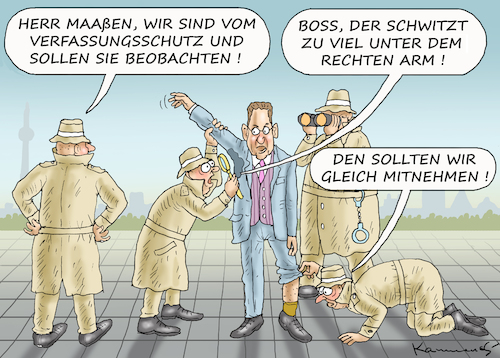 HANS-GEORG MAAßEN AM SCHWITZEN