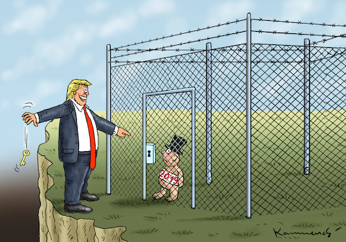 Cartoon: HAPPY TRUMP YEAR 2019 ! (medium) by marian kamensky tagged obama,trump,präsidentenwahlen,usa,baba,vanga,republikaner,inauguration,demokraten,wikileaks,faschismus,jamal,khashoggi,shutdown,obama,trump,präsidentenwahlen,usa,baba,vanga,republikaner,inauguration,demokraten,wikileaks,faschismus,jamal,khashoggi,shutdown