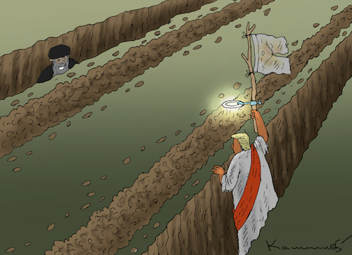Cartoon: HARTER KRIEG (medium) by marian kamensky tagged horm,hormus,desaster,reparationsarbeiten,horm,hormus,desaster,reparationsarbeiten