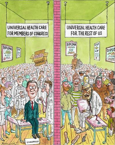 Cartoon: Healthcare reform (medium) by marian kamensky tagged humor