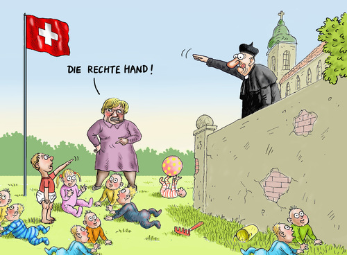 Cartoon: Hitlergruss erlaubt (medium) by marian kamensky tagged eu,wahlen,rechtsparteien,marie,le,pen,strache,geerd,wilder,eu,wahlen,rechtsparteien,marie,le,pen,strache,geerd,wilder