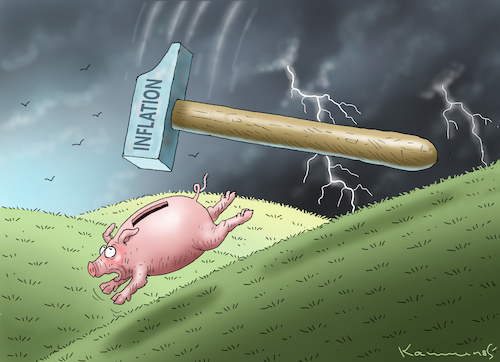 Cartoon: INFLATION (medium) by marian kamensky tagged putins,bescherung,ukraine,provokation,swift,nato,osterweiterung,putins,bescherung,ukraine,provokation,swift,nato,osterweiterung