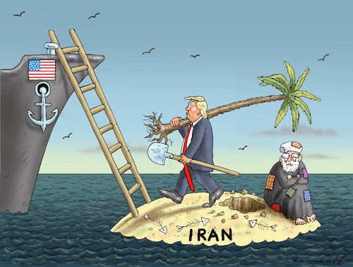 Cartoon: IRANS FRIEDENSSTIFTER TRUMP (medium) by marian kamensky tagged obama,trump,präsidentenwahlen,usa,baba,vanga,republikaner,inauguration,demokraten,kim,jong,un,wikileaks,faschismus,singarur,nato,summit,ruhani,iran,atomabkommen,obama,trump,präsidentenwahlen,usa,baba,vanga,republikaner,inauguration,demokraten,kim,jong,un,wikileaks,faschismus,singarur,nato,summit,ruhani,iran,atomabkommen