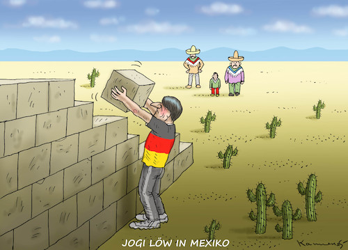 Cartoon: JOGI LÖW IN MEXIKO (medium) by marian kamensky tagged obama,trump,präsidentenwahlen,usa,baba,vanga,republikaner,inauguration,demokraten,wikileaks,faschismus,putin,jogi,löw,fifa,world,cup,in,russia,obama,trump,präsidentenwahlen,usa,baba,vanga,republikaner,inauguration,demokraten,wikileaks,faschismus,putin,jogi,löw,fifa,world,cup,in,russia