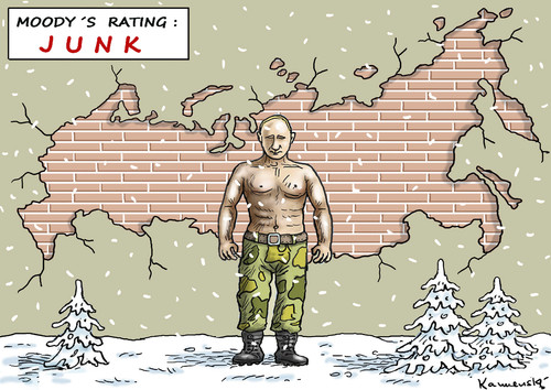 Cartoon: JUNK PUTIN (medium) by marian kamensky tagged russland,ramsch,junk,ukraine,putin,rating,moodys,moodys,rating,putin,ukraine,junk,ramsch,russland