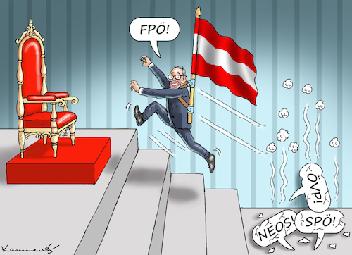 Cartoon: Kickl (medium) by marian kamensky tagged kickl,kickl