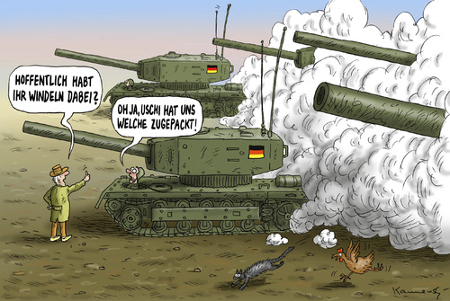 Kindergerechte Bundeswehr De Marian Kamensky Politica Cartoon Toonpool