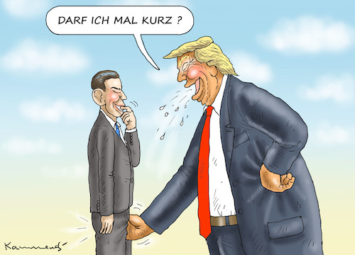 KURZ-BESUCH IN WASHINGTON