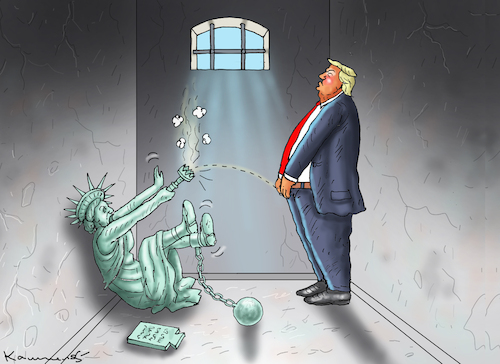 LADY LIBERTY IN TROUBLE