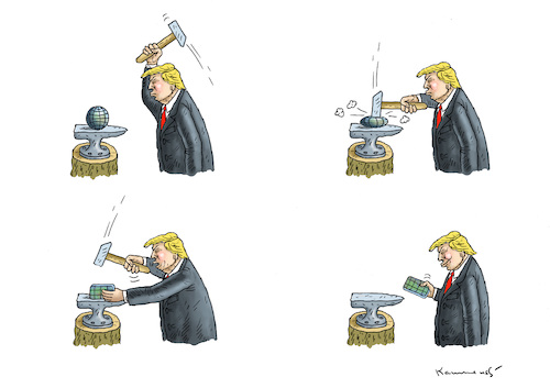 Cartoon: MAKE THE WORLD FLAT AGAIN (medium) by marian kamensky tagged obama,trump,präsidentenwahlen,usa,baba,vanga,republikaner,demokraten,wikileaks,faschismus,obama,trump,präsidentenwahlen,usa,baba,vanga,republikaner,demokraten,wikileaks,faschismus